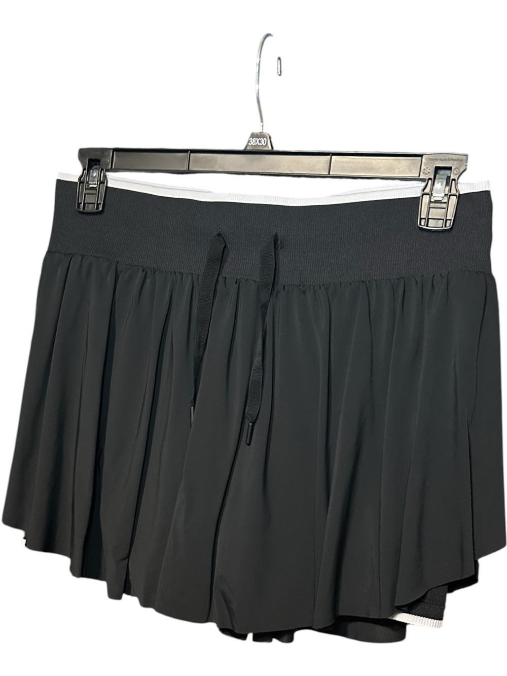 All in Motion Active Pleated Knit Seamless Skort Black Size L